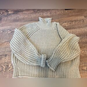 H&M Knit Sweater in Beige